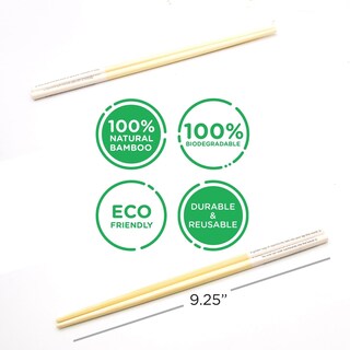 Foto 3 | Juego De Palillos Gamago Fortune Bamboo 4 Pares 23 5 Cm Reutilizables - Venta Internacional.
