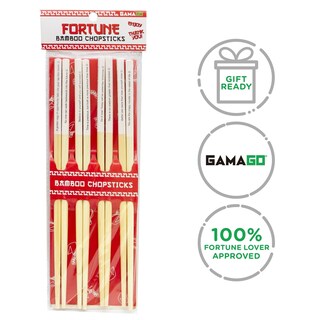 Foto 4 | Juego De Palillos Gamago Fortune Bamboo 4 Pares 23 5 Cm Reutilizables - Venta Internacional.