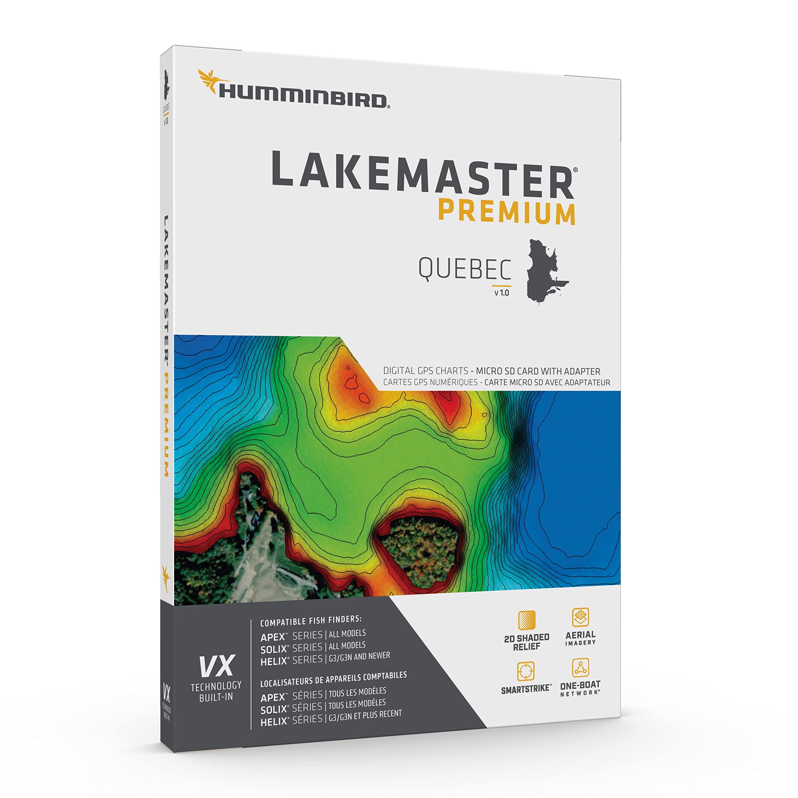 Foto 2 | Gps Humminbird 602021-1 Lakemaster Premium - Quebec V1 - Venta Internacional.