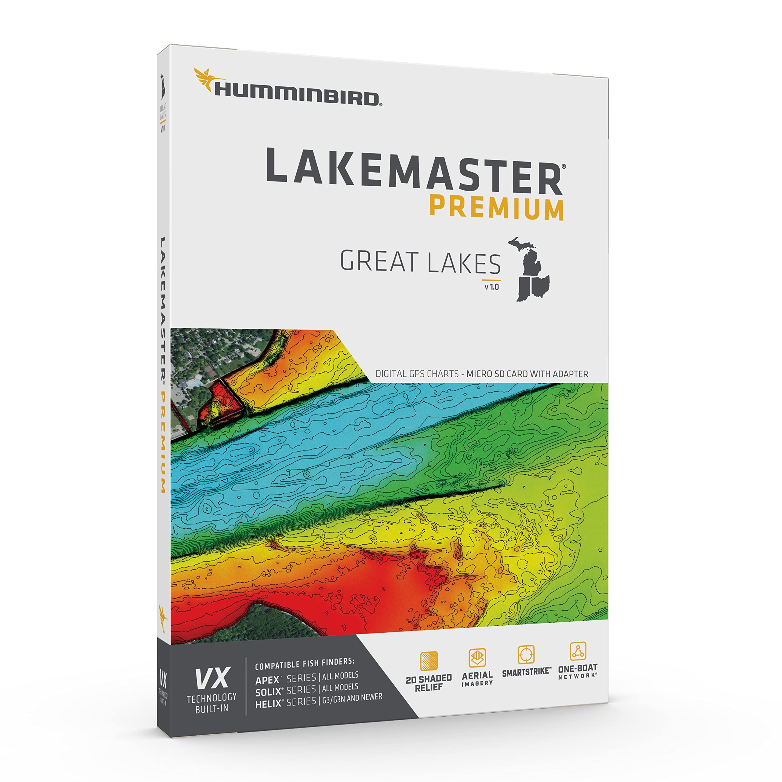 Foto 3 pulgar | Trazador Gps Humminbird 602002-1 Lakemaster Premium V1 - Venta Internacional.