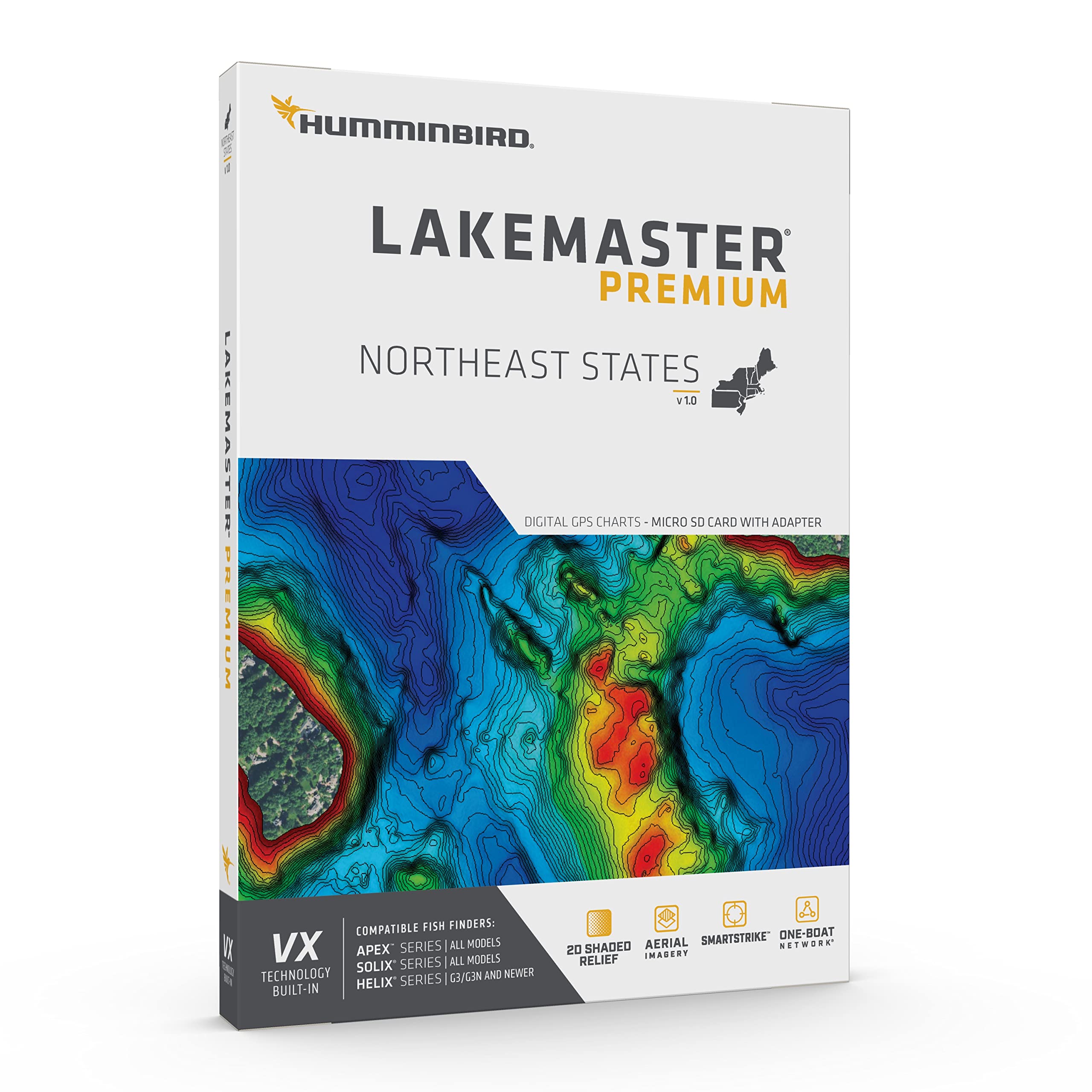 Foto 3 pulgar | Lakemaster Premium Northeast V1 Humminbird 602007-1 - Venta Internacional.