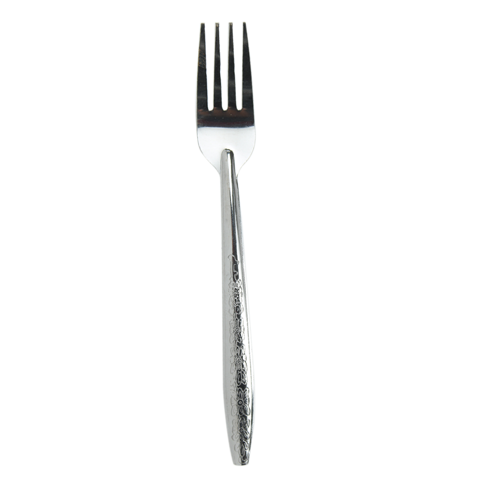 Foto 1 | 96 Tenedores Acero Inoxidable Linea Floresta 18 Cm
