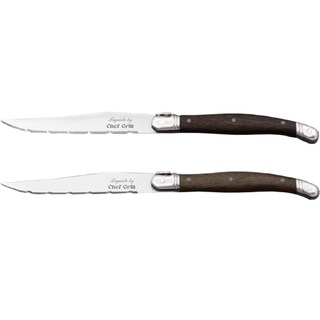 Foto 1 | Cuchillos Para Cortar Carne Chef Grill Mxodd-002 2piezas 23 Cm Acero Inoxidable