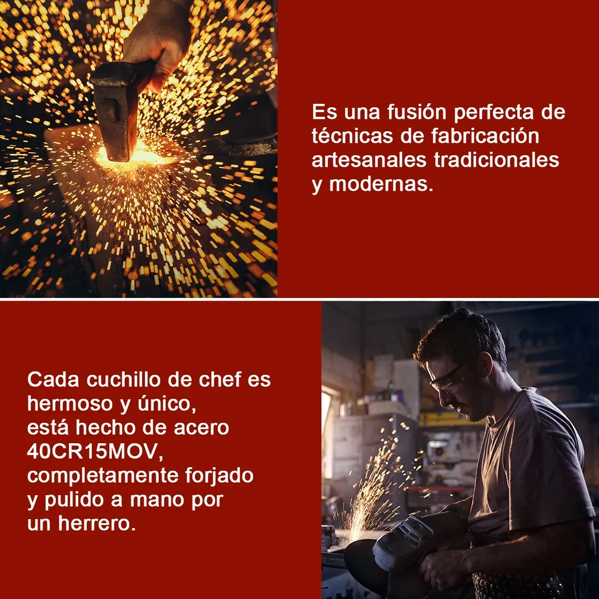 Foto 4 pulgar | Cuchillo De Cocina  Lab.g Profesional Multifunción Para Chef Cafe Gris