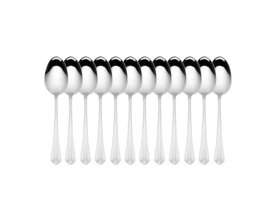 Foto 1 | Set Cuchara Cafetera Moven Odessa color Plata 12 PZAS Cubertería de Acero Inoxidable