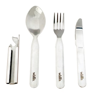 Foto 1 | Wallis Cubiertos Para Campismo K900660, De Acero Inoxidable, Dureza 48-52