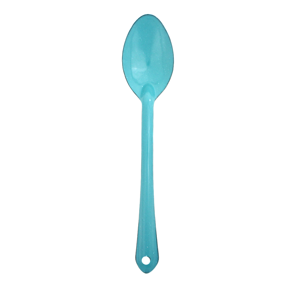 Foto 2 pulgar | Set 3 Cucharas De Peltre De 30 Cm Azul Turquesa