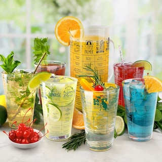 Foto 7 | Vaso con Recetas de Cóctel para Vodka Genuine Fred Good Measure 16 Onzas - Venta Internacional