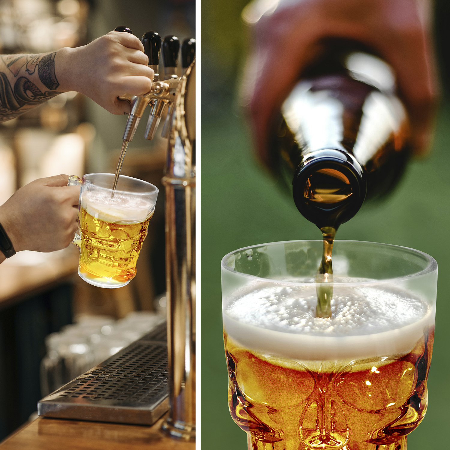 Foto 7 | Tarros de Cerveza Andromeda Inc Diseño de Calavera 6 Piezas