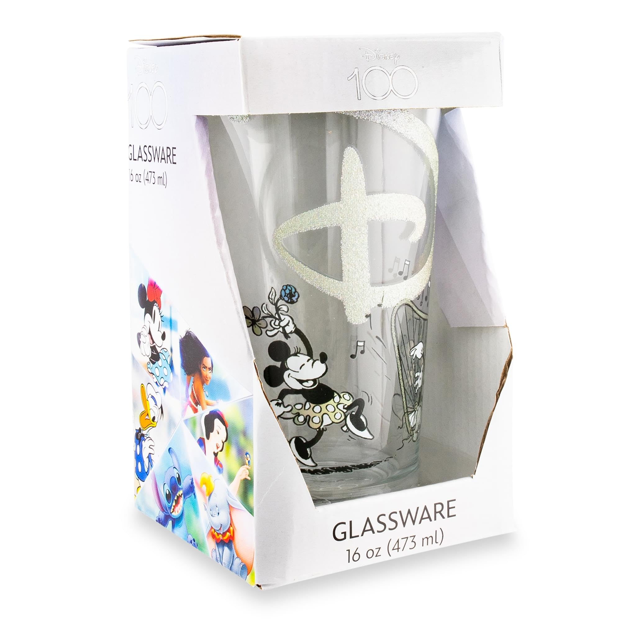 Foto 5 pulgar | Vaso De Cerveza Plateado Buffalo Disney 100 Years Of Wonder Glitter - Venta Internacional.