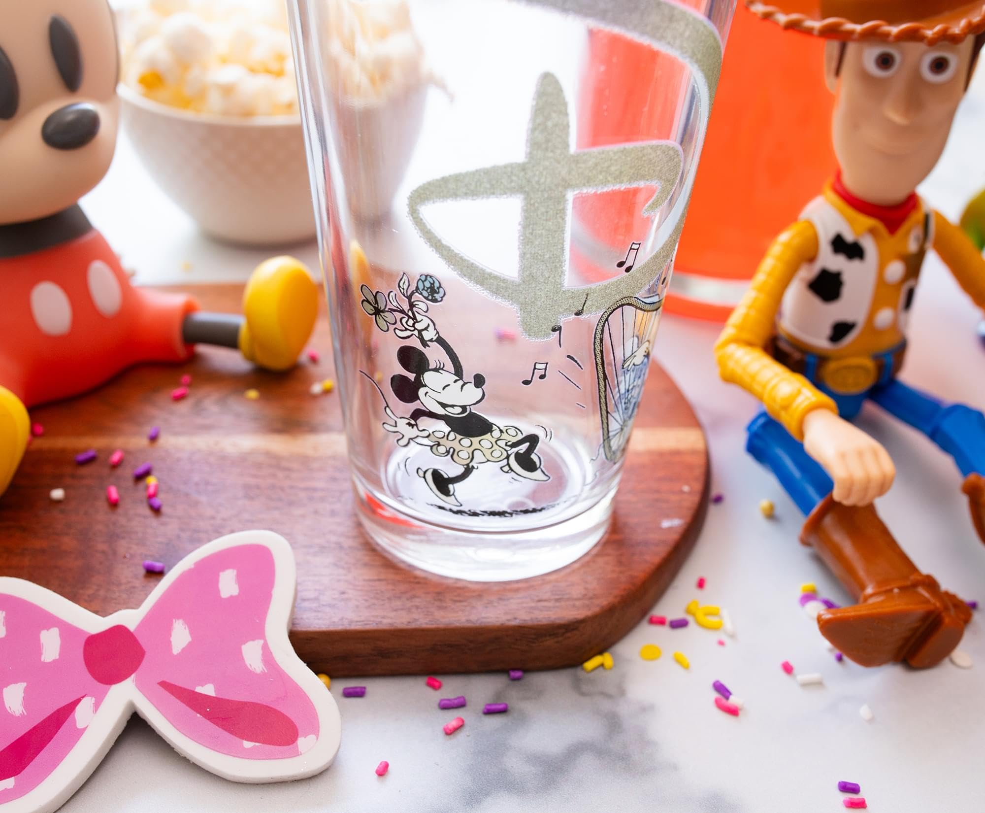 Foto 7 pulgar | Vaso De Cerveza Plateado Buffalo Disney 100 Years Of Wonder Glitter - Venta Internacional.