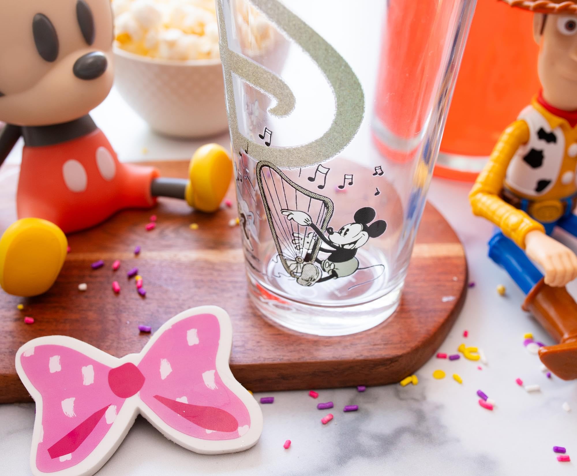 Foto 8 pulgar | Vaso De Cerveza Plateado Buffalo Disney 100 Years Of Wonder Glitter - Venta Internacional.