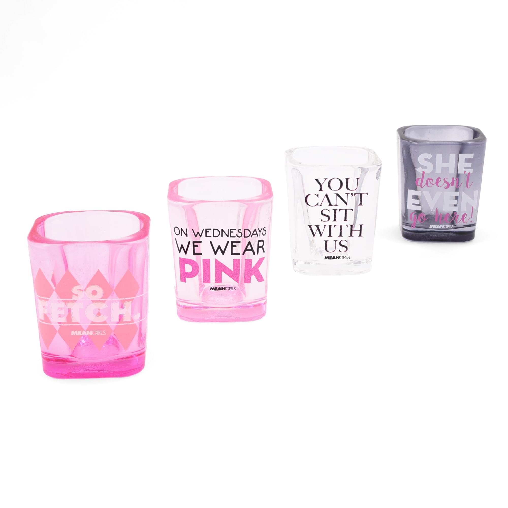 Foto 4 pulgar | Minigafas De Chupito Silver Buffalo Mean Girls, Juego De 4 - Venta Internacional.
