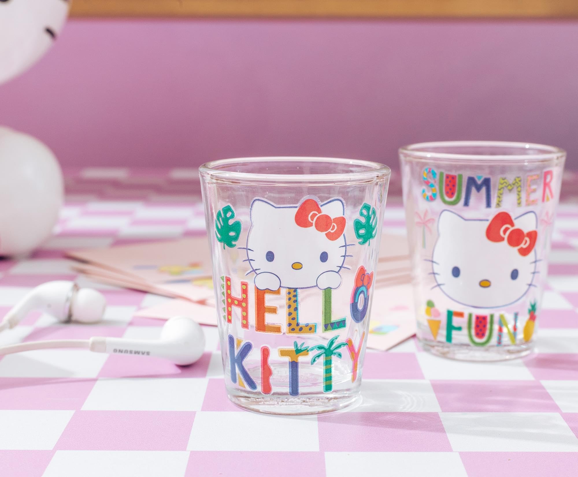 Foto 7 pulgar | Set De Minivasos De Chupito Silver Buffalo Sanrio Hello Kitty - Venta Internacional.