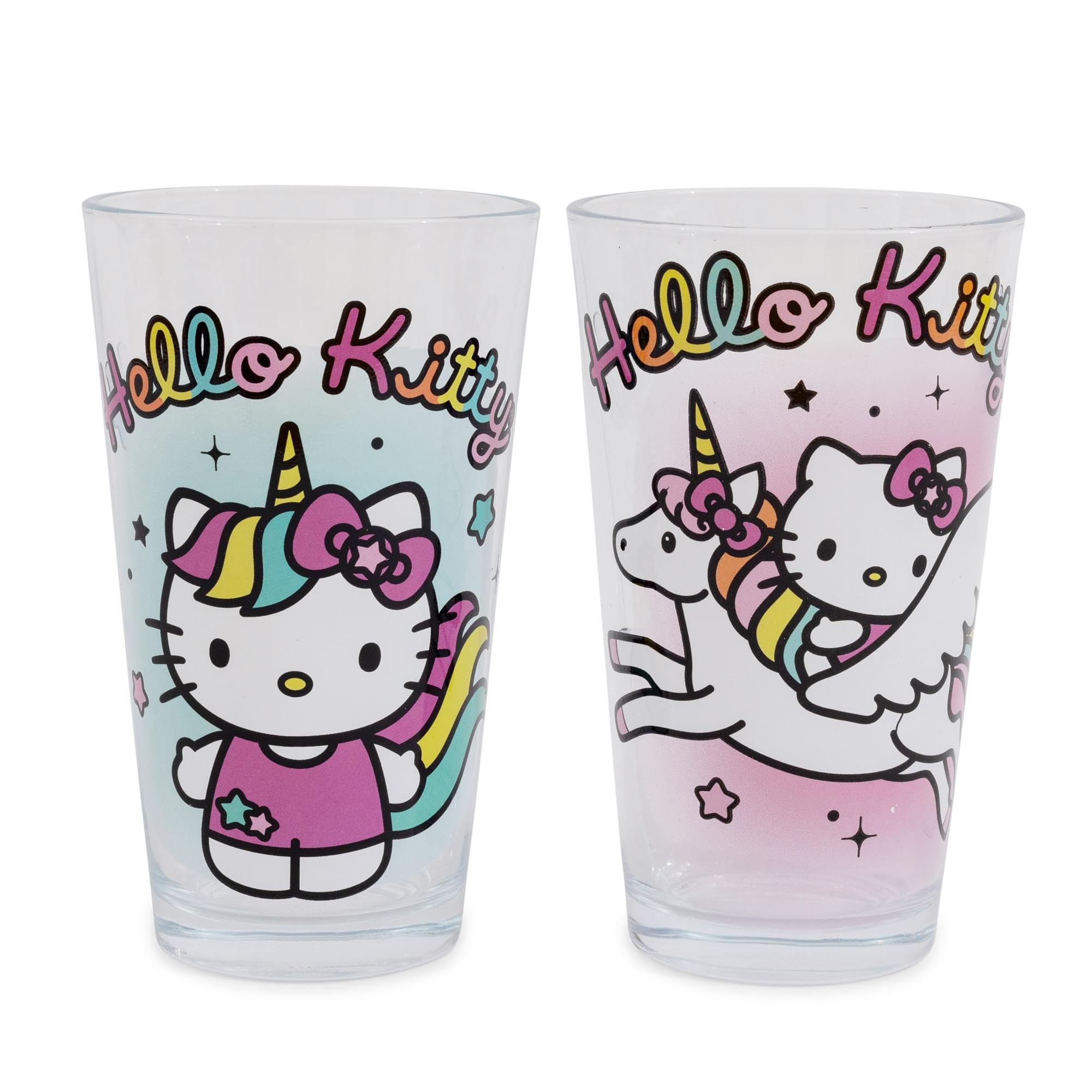 Foto 2 pulgar | Vasos De Pintura Silver Buffalo Sanrio Hello Kitty Unicorn, 500 Ml - Venta Internacional.