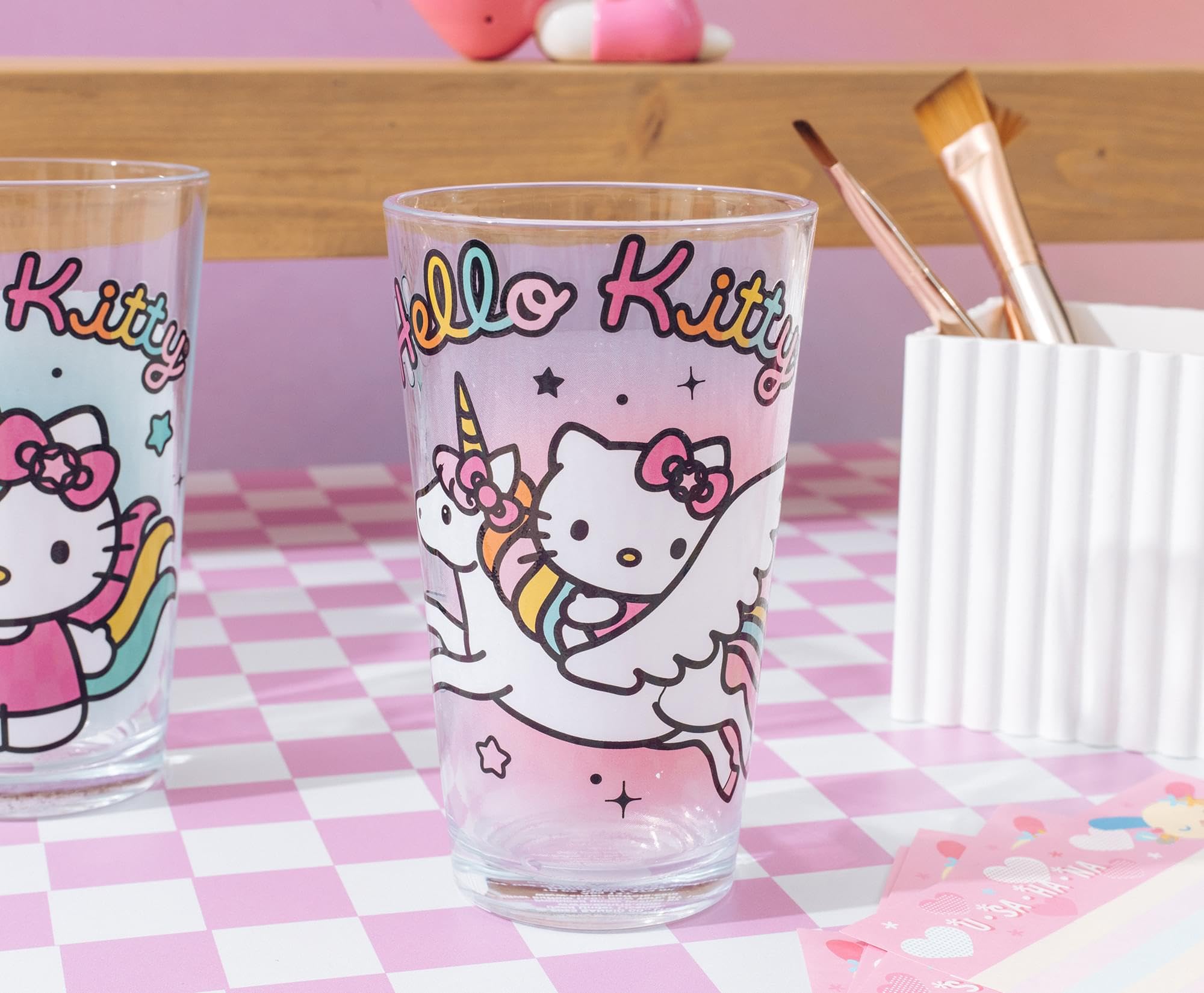 Foto 6 pulgar | Vasos De Pintura Silver Buffalo Sanrio Hello Kitty Unicorn, 500 Ml - Venta Internacional.
