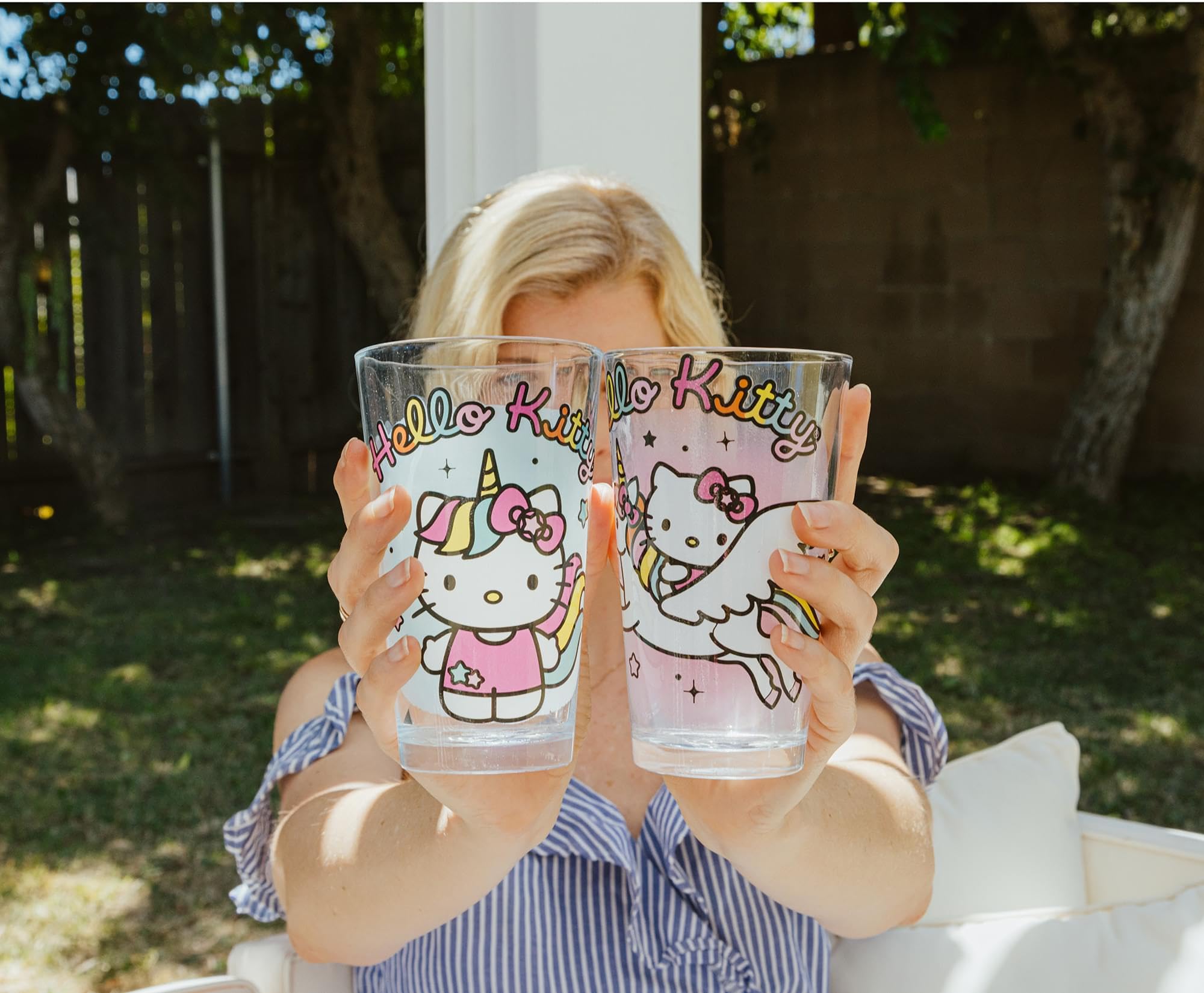 Foto 7 pulgar | Vasos De Pintura Silver Buffalo Sanrio Hello Kitty Unicorn, 500 Ml - Venta Internacional.