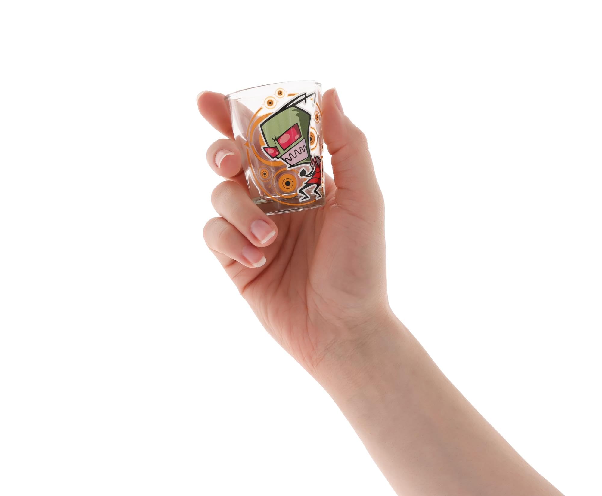 Foto 5 pulgar | Set De Minivasos De Chupito Plateados Con Los Personajes De Buffalo Invader Zim - Venta Internacional.