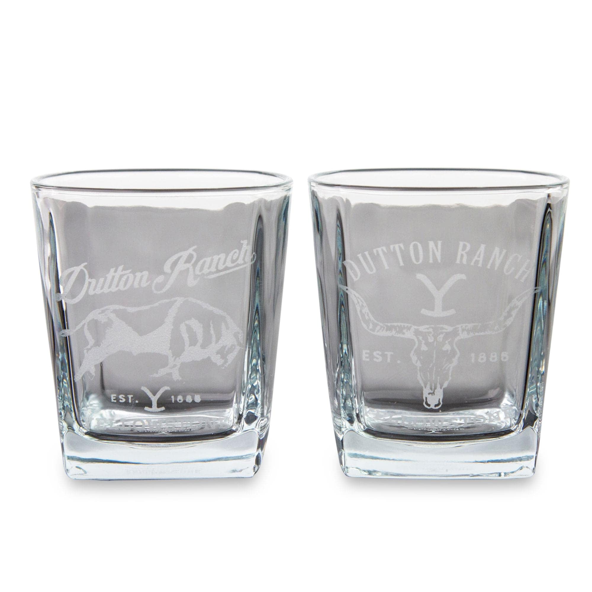 Foto 2 pulgar | Gafas Mini Rocks Toynk Yellowstone Dutton Ranch 270 Ml, 2 Unidades - Venta Internacional.