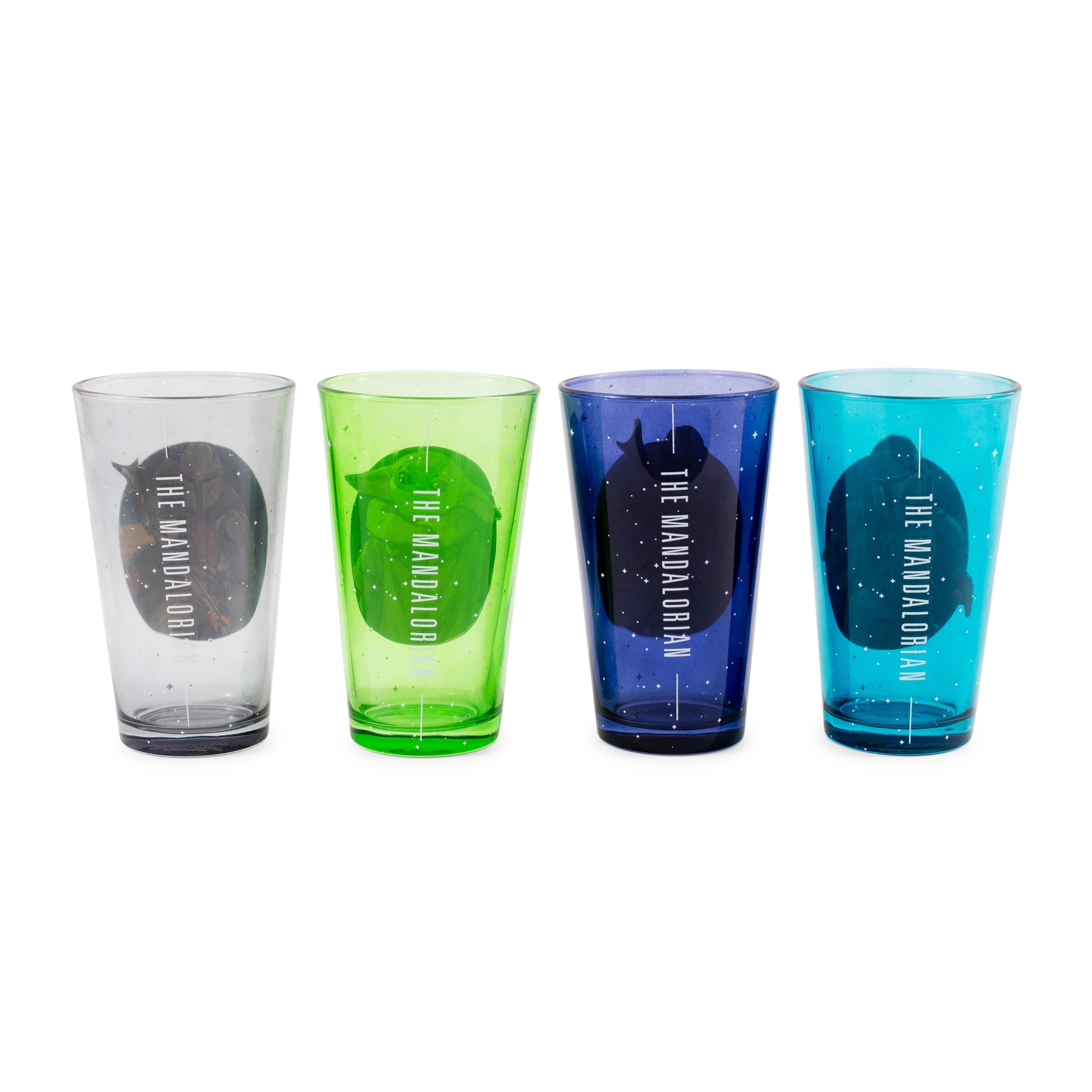 Foto 3 pulgar | Set De Vasos De Pinta Silver Buffalo Star Wars Mandalorian 480 Ml - Venta Internacional.