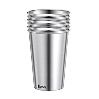 Foto 1 | Vasos Acero Inoxidable 500 Ml Para Cerveza 6 Pzs, Plata Belug