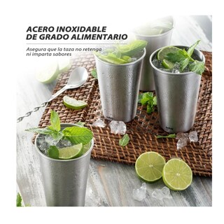 Foto 4 | Vasos Acero Inoxidable 500 Ml Para Cerveza 6 Pzs, Plata Belug