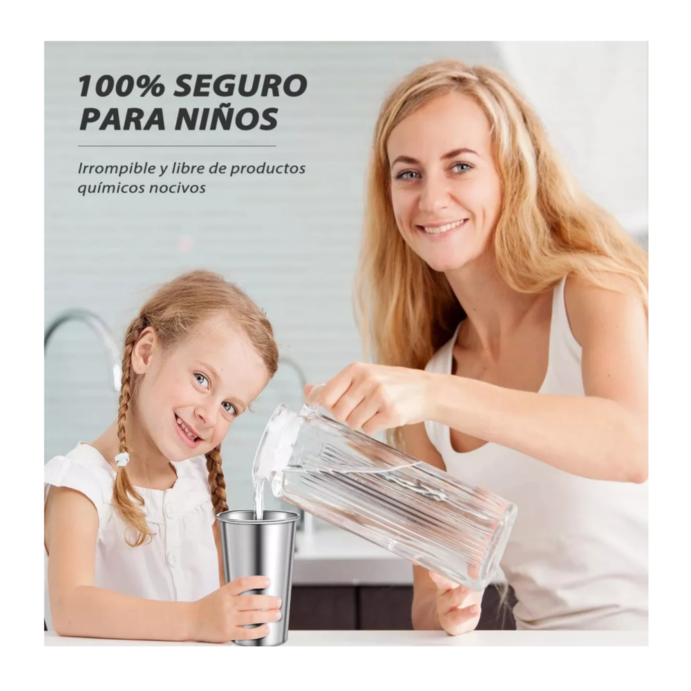 Foto 6 pulgar | Vasos Acero Inoxidable 500 Ml Para Cerveza 6 Pzs, Plata Belug