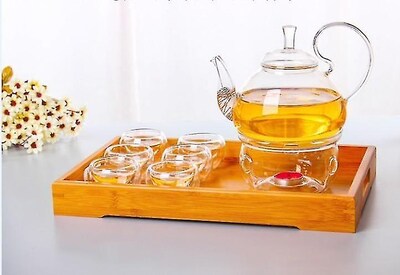 Foto 3 | Set De Té Y Café Huoguo, Tetera De Vidrio Resistente Al Calor Con Taza - Venta Internacional.