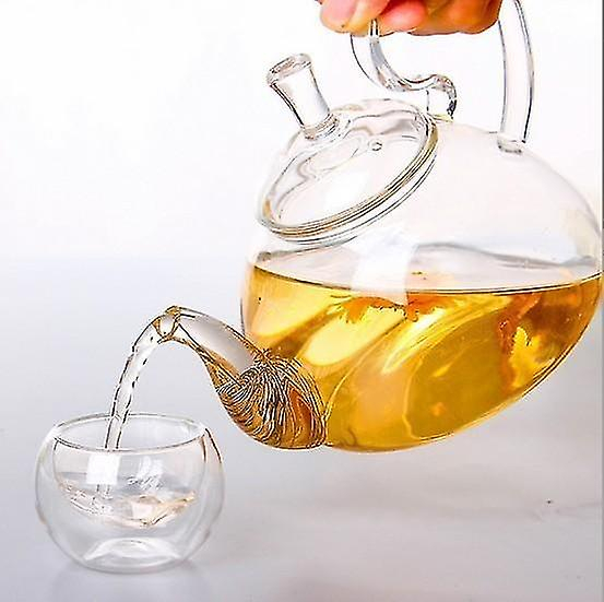 Foto 5 pulgar | Set De Té Y Café Huoguo, Tetera De Vidrio Resistente Al Calor Con Taza - Venta Internacional.