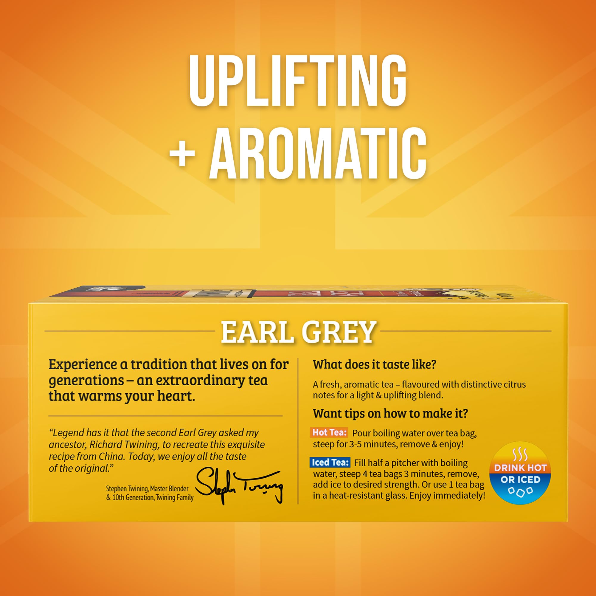 Foto 2 | Té Negro Earl Grey De Tea Twinings  100 Bolsitas De Té Envueltas Individualmente - Venta Internacional.