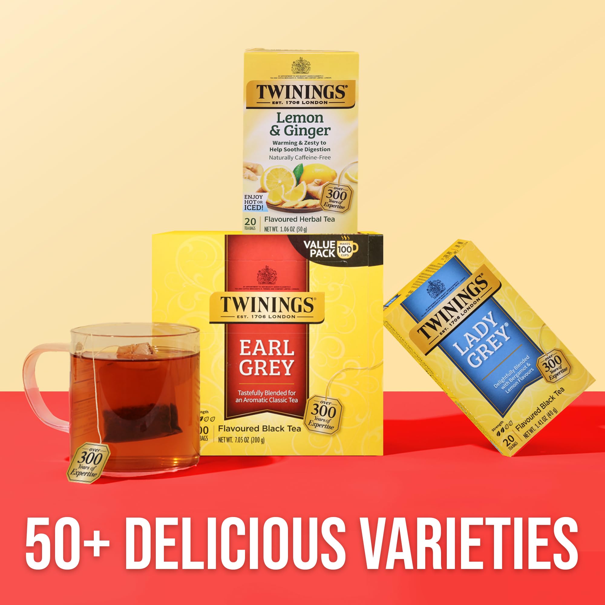 Foto 7 pulgar | Té Negro Earl Grey De Tea Twinings  100 Bolsitas De Té Envueltas Individualmente - Venta Internacional.