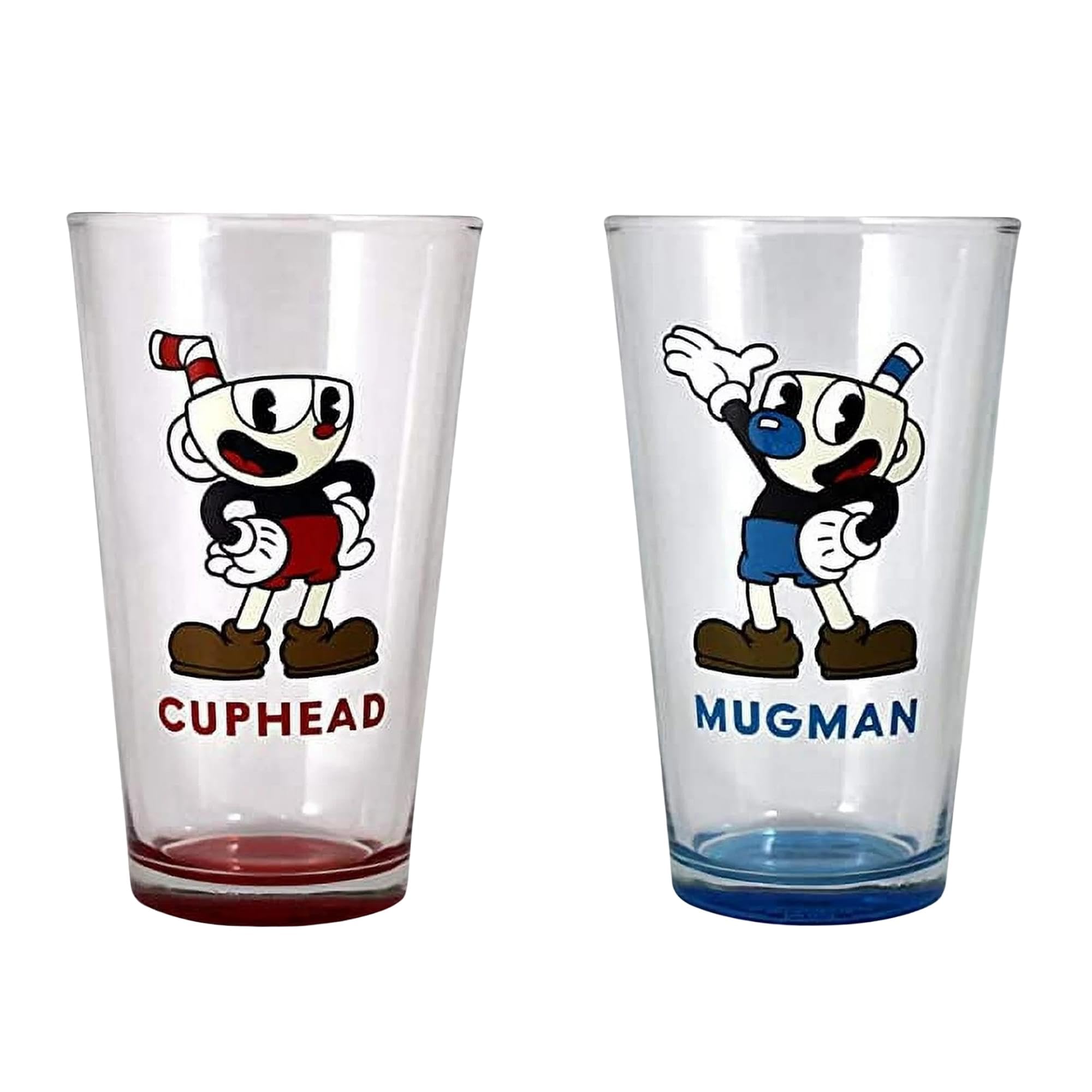 Foto 2 pulgar | Set De Vasos Just Funky Cuphead Pint 473 Ml (2 Unidades) - Venta Internacional.