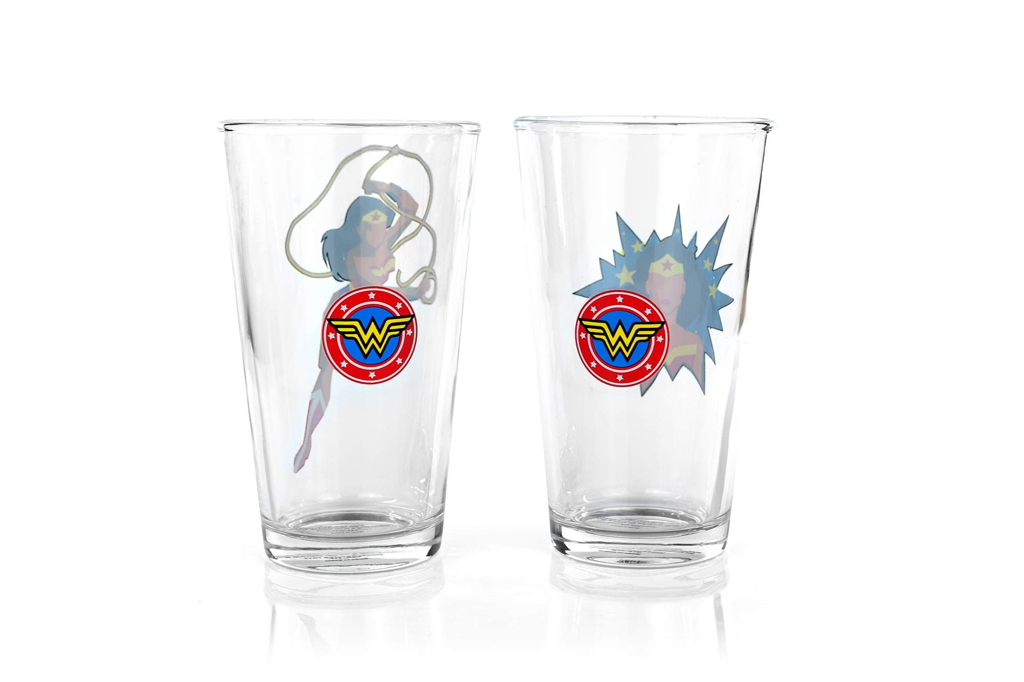 Foto 3 pulgar | Set De Vasos De Pinta Underground Toys Dc Wonder Woman 480 Ml X2 - Venta Internacional.