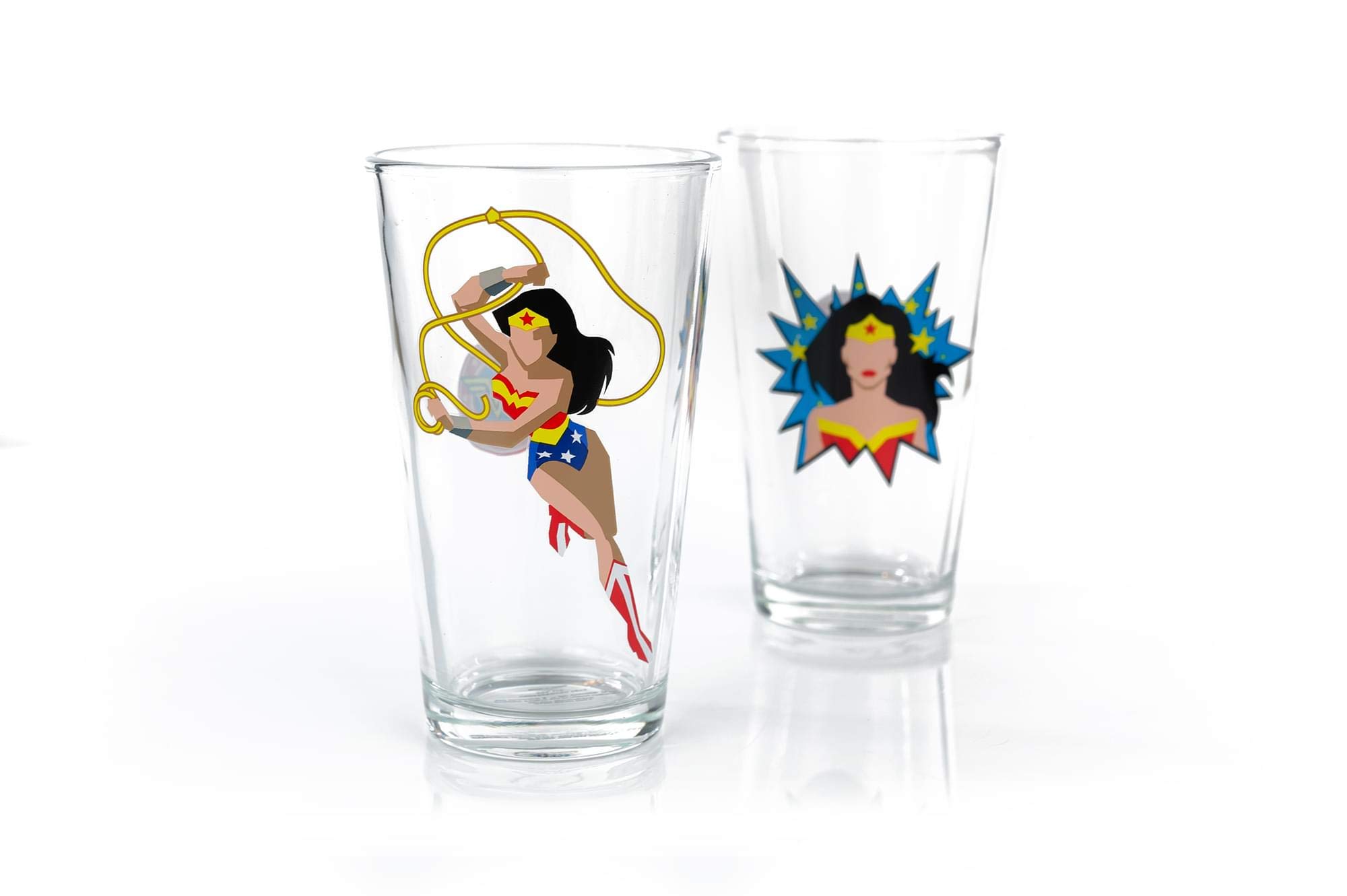 Foto 5 pulgar | Set De Vasos De Pinta Underground Toys Dc Wonder Woman 480 Ml X2 - Venta Internacional.