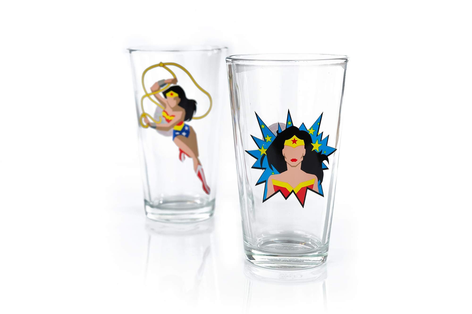 Foto 6 pulgar | Set De Vasos De Pinta Underground Toys Dc Wonder Woman 480 Ml X2 - Venta Internacional.