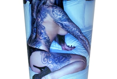 Foto 2 | Vaso De Cerveza Get Down Art Blue Bang Con Licencia Oficial - Venta Internacional.