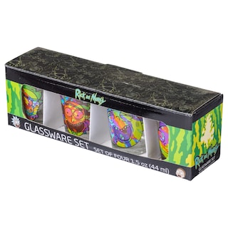 Foto 7 | Juego De Minivasos Silver Buffalo Rick And Morty De 44 Ml Paquete De 4 - Venta Internacional.