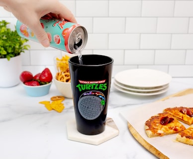 Foto 5 | Vaso De Pinta Just Funky Teenage Bars 473 Ml Turtles - Venta Internacional.