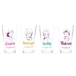 Foto 1 | Set De Vasos De Pinta Silver Buffalo Golden Girls Line Art 480 Ml 4 Unidades - Venta Internacional.