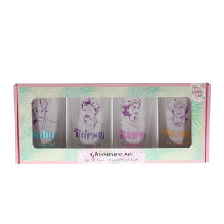 Foto 3 | Set De Vasos De Pinta Silver Buffalo Golden Girls Line Art 480 Ml 4 Unidades - Venta Internacional.