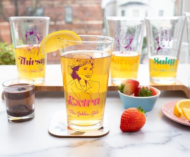 Foto 7 | Set De Vasos De Pinta Silver Buffalo Golden Girls Line Art 480 Ml 4 Unidades - Venta Internacional.