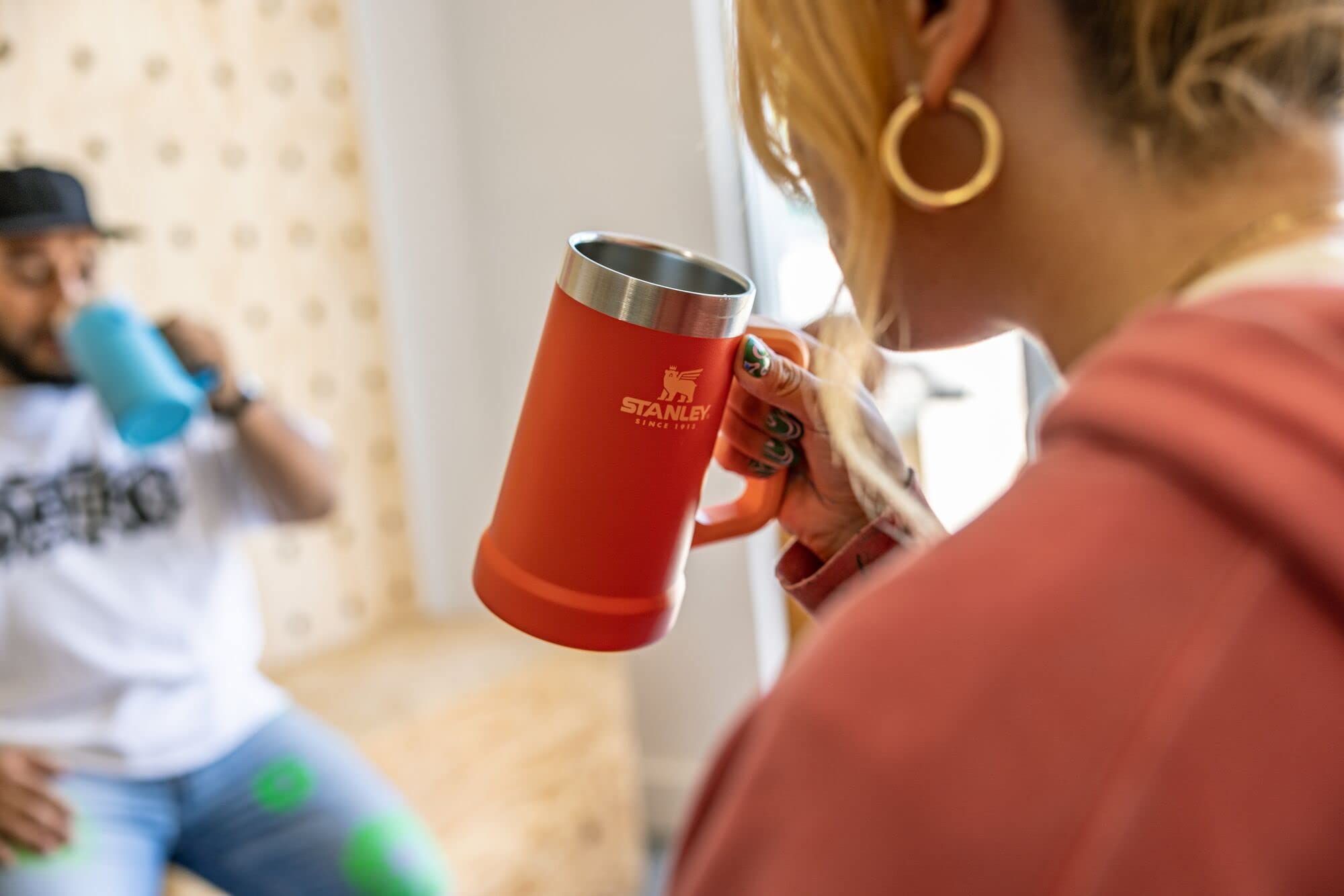 Foto 2 | Beer Stein Stanley Stay Chill, 710 Ml, Con Aislamiento Azul - Venta Internacional.