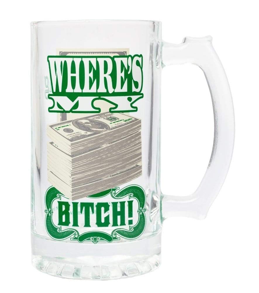 Foto 2 pulgar | Jarra De Cerveza Just Funky Breaking Bad Where's My Money 473 Ml - Venta Internacional.
