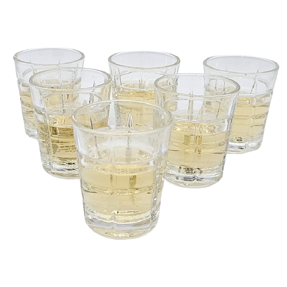 Vaso Tequilero Vasos De Cristal Caballitos Tequileros  Shots 6 Piezas $249