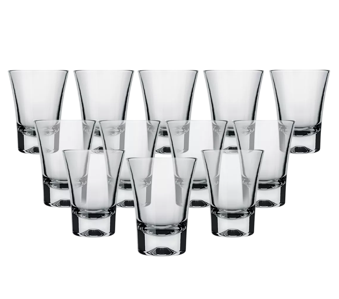 Foto 1 | Set de Vasos Shot de Vidrio Tequilero 12 Piezas