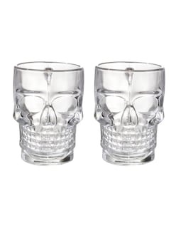 Foto 2 | Set 2 Tarro De Vidrio Calavera + Gratis Termo Güish De Regalo