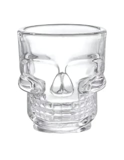 Foto 3 | Set 6 Vasitos Tequileros Calavera + Gratis Termo Güish De Regalo