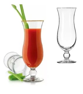 Foto 1 | Tornado Xtellar Juego De 6 Copas De Vidrio 400 Ml Huracan Cocteleria Color Transparente