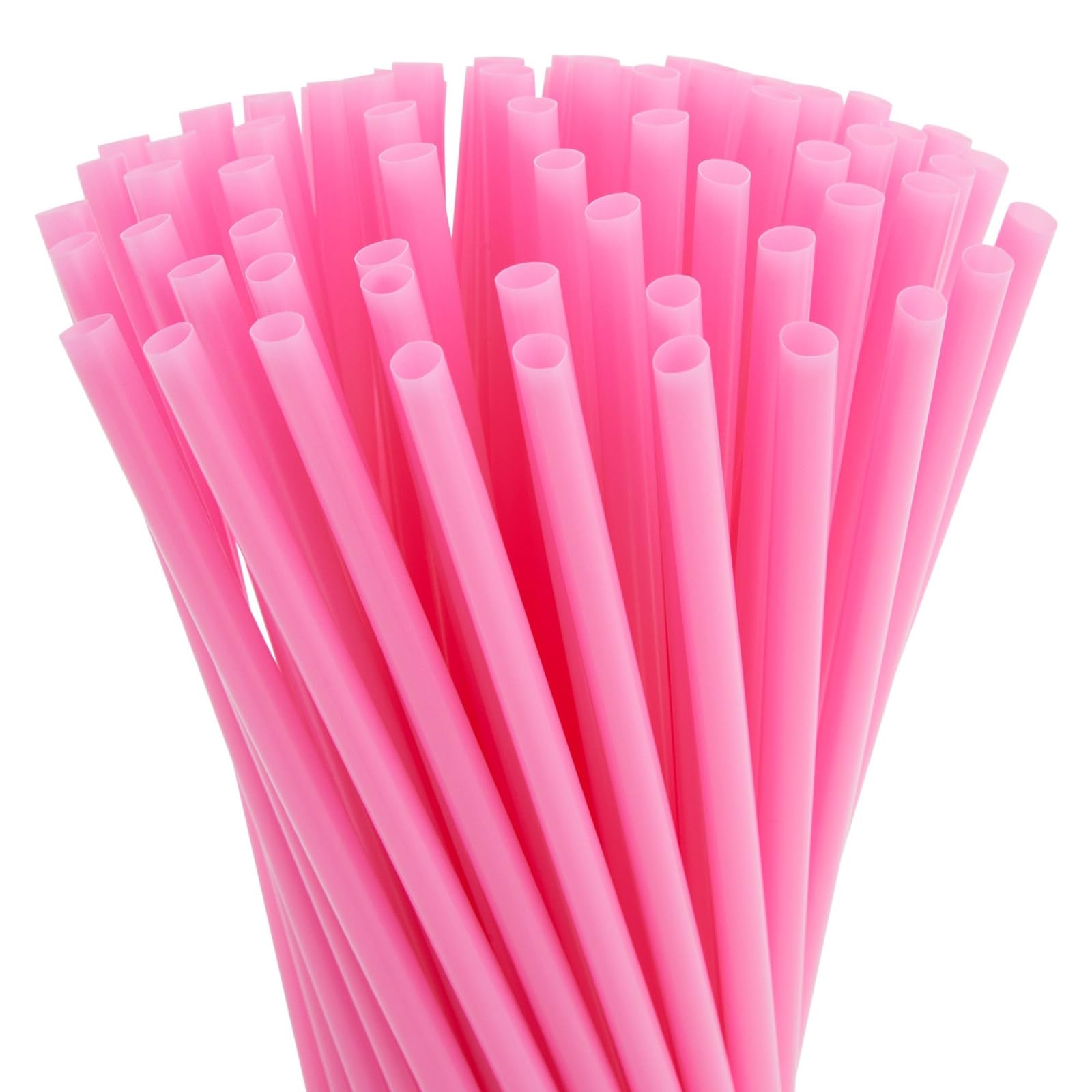 Foto 2 pulgar | Pajitas De Plástico Juvale, 300 Unidades, 25 Cm De Largo, Rosas, Para Fiestas - Venta Internacional.
