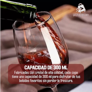 Foto 3 | Set Decantador De Vino Con 6 Copas De Cristal Elegante